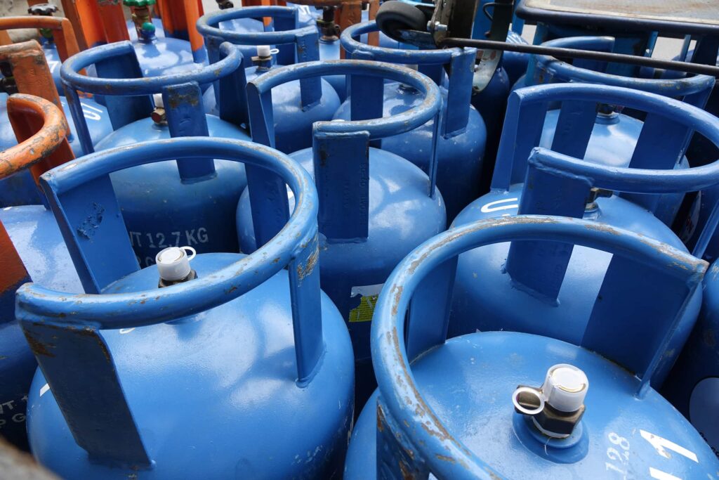 gas bottles