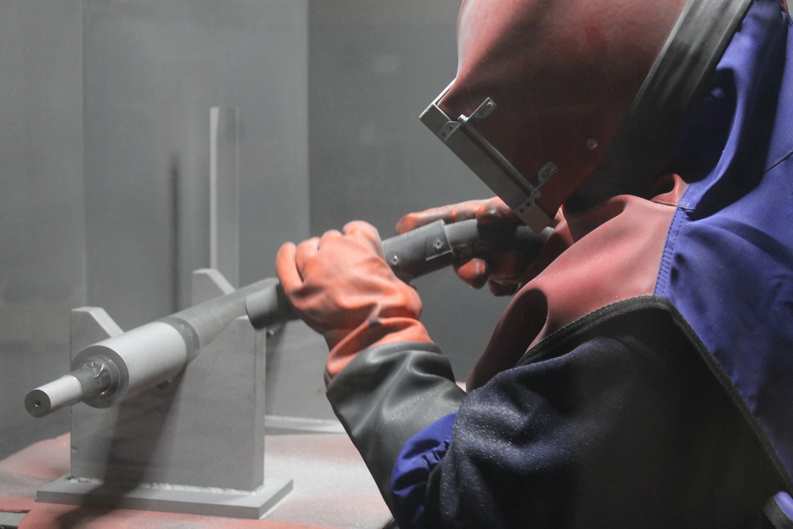 Metallisation Blasting Process